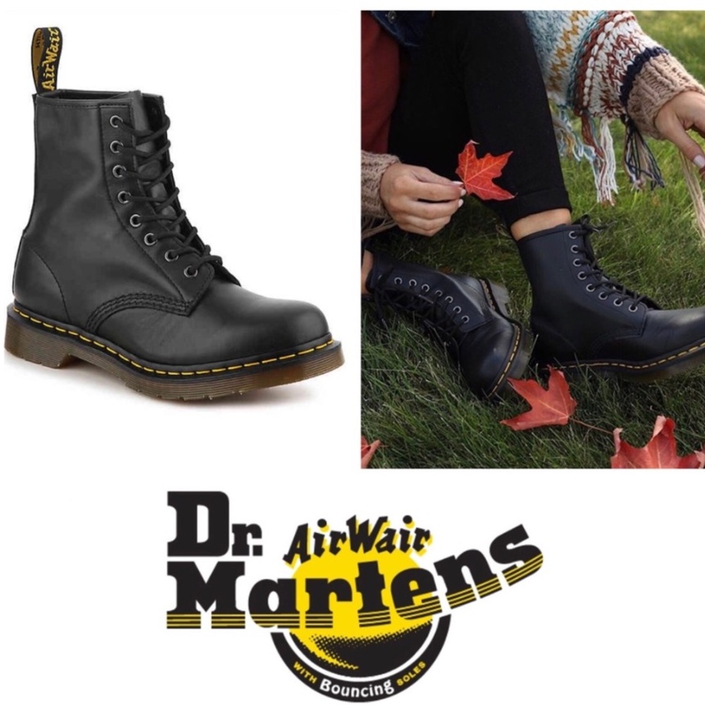 1460 leather Dr. Martens lace up boots
